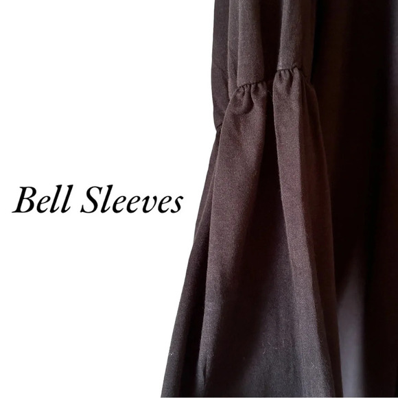 NWT Womens Long Open Front Lightweight Bell Sleeved Cardigan - Picture 4 of 6